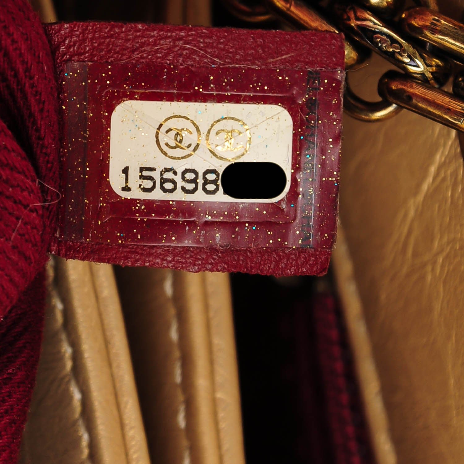 Chanel Calfskin Quilted Medium Just Mademoiselle Gold 7 of 7