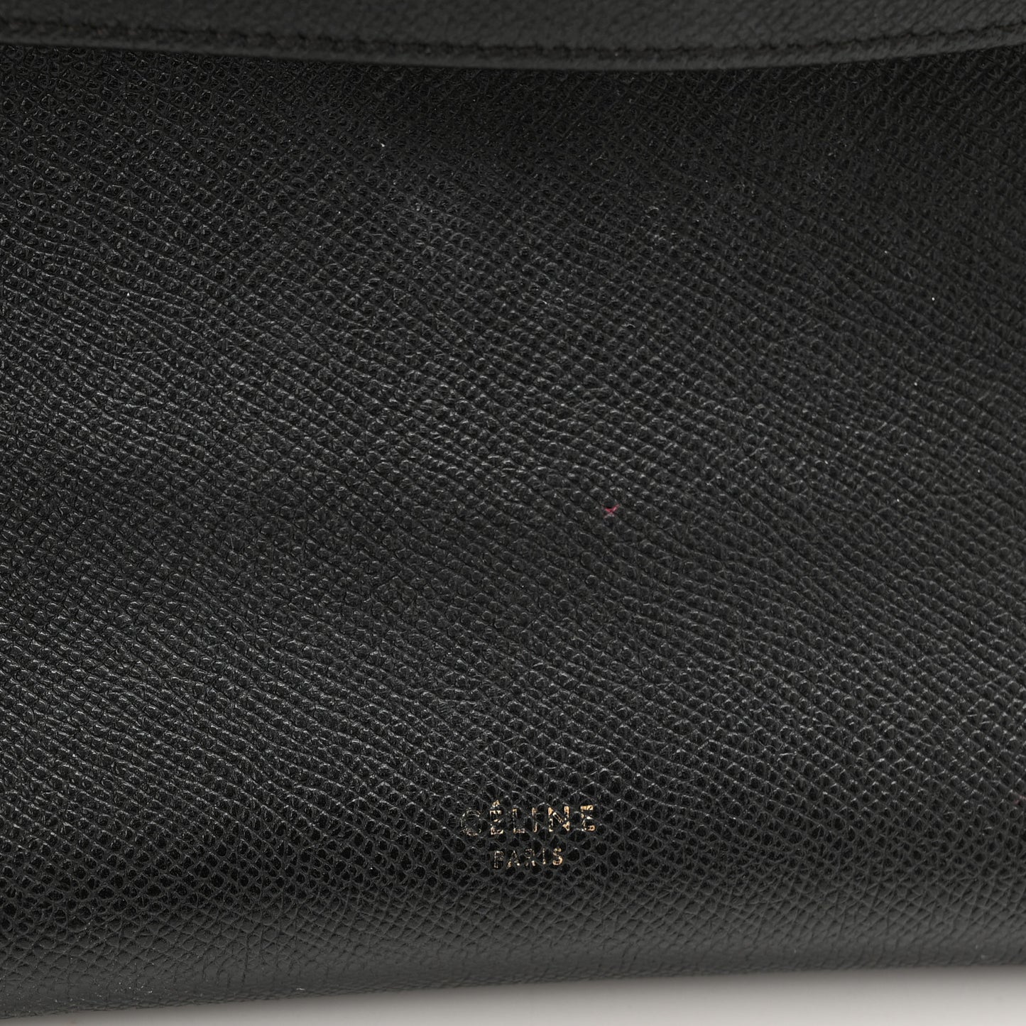 Grained Calfskin Mini Belt Bag Black