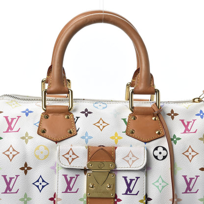 Louis Vuitton Monogram Multicolor Speedy 30 White 7 of 8