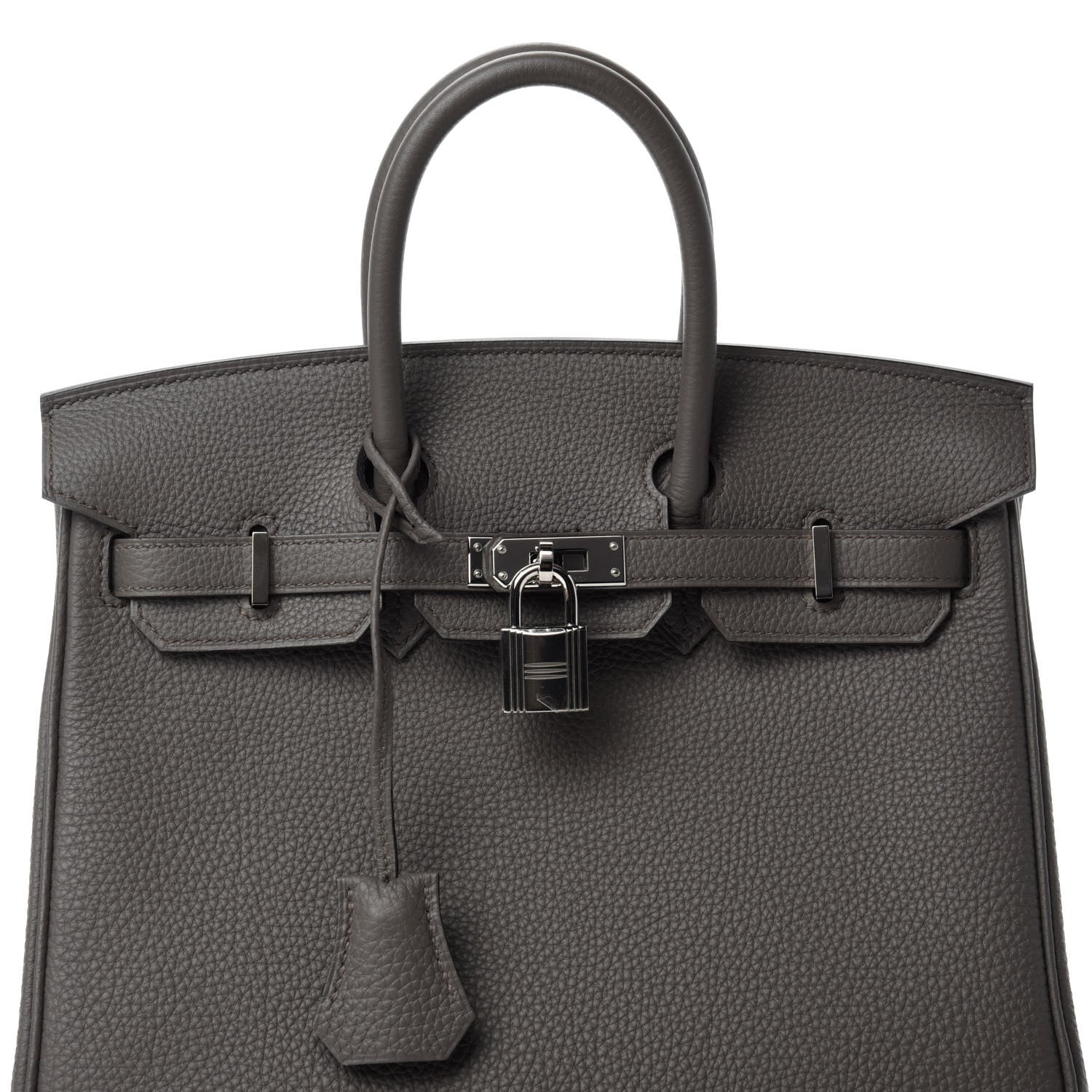 Hermes Togo Birkin 25 Etain 10 of 11