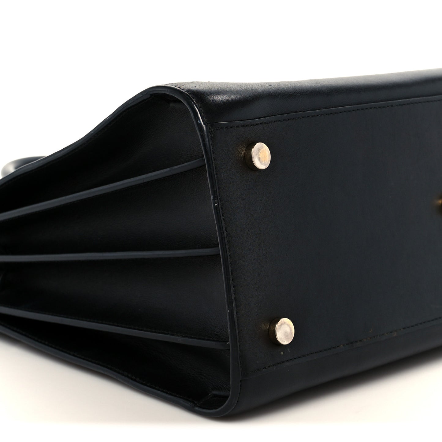 Smooth Calfskin Small Sac De Jour Black