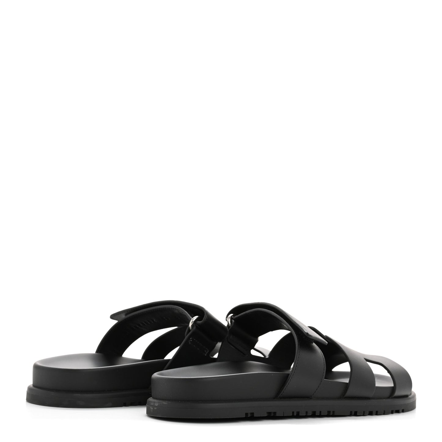 Calfskin Womens Chypre Sandals 38 Black