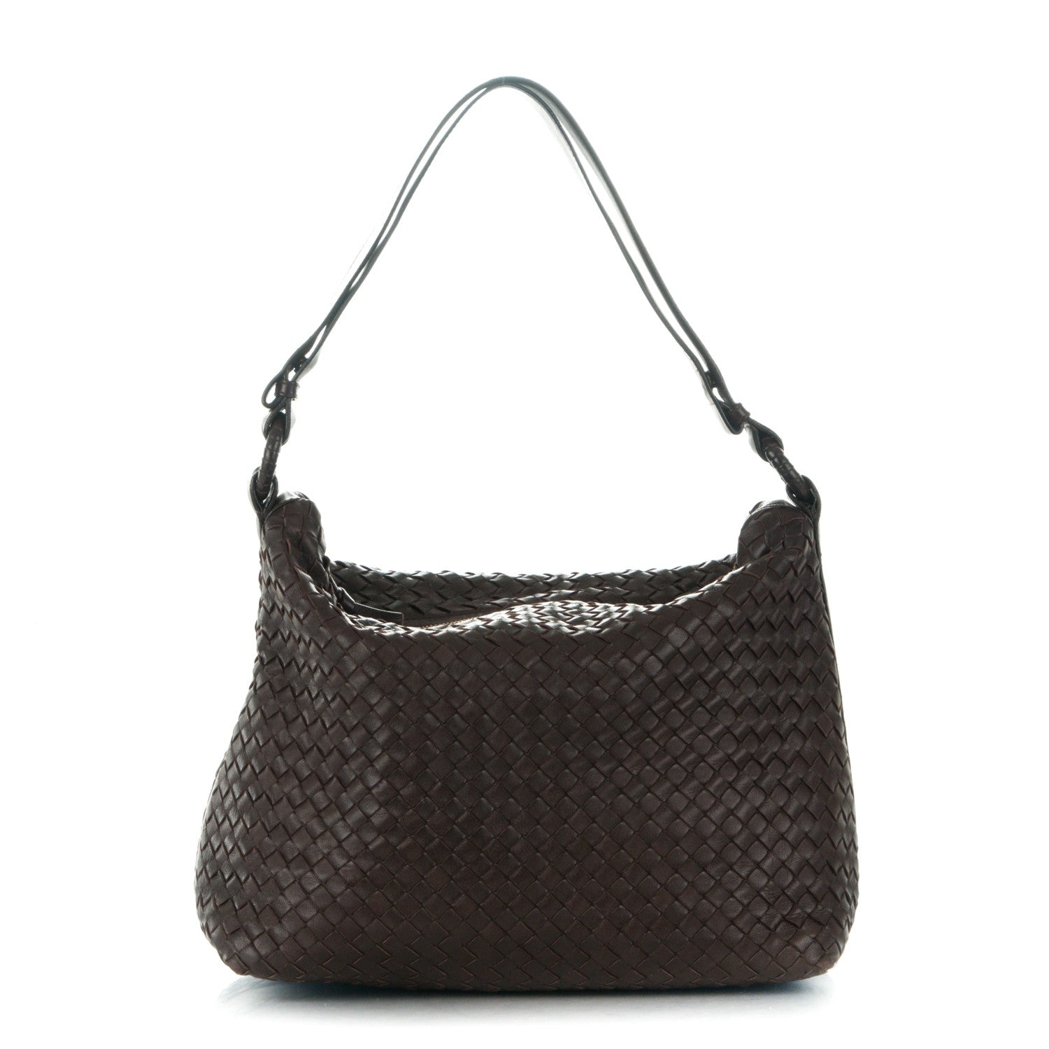 Bottega Veneta Nappa Intrecciato Hobo Ebano 1 of 9