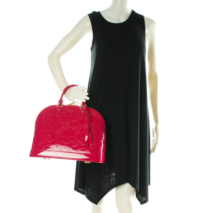 Louis Vuitton Vernis Alma MM Rose Indien 2 of 8