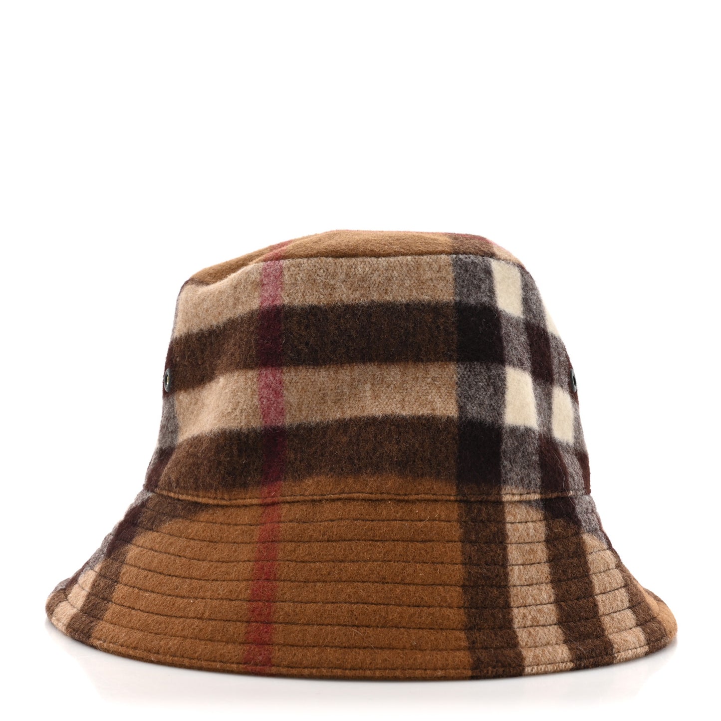 Wool Check Bucket Hat L
