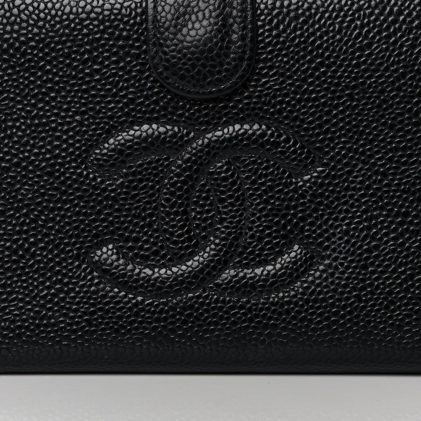 Caviar Timeless CC French Wallet Black