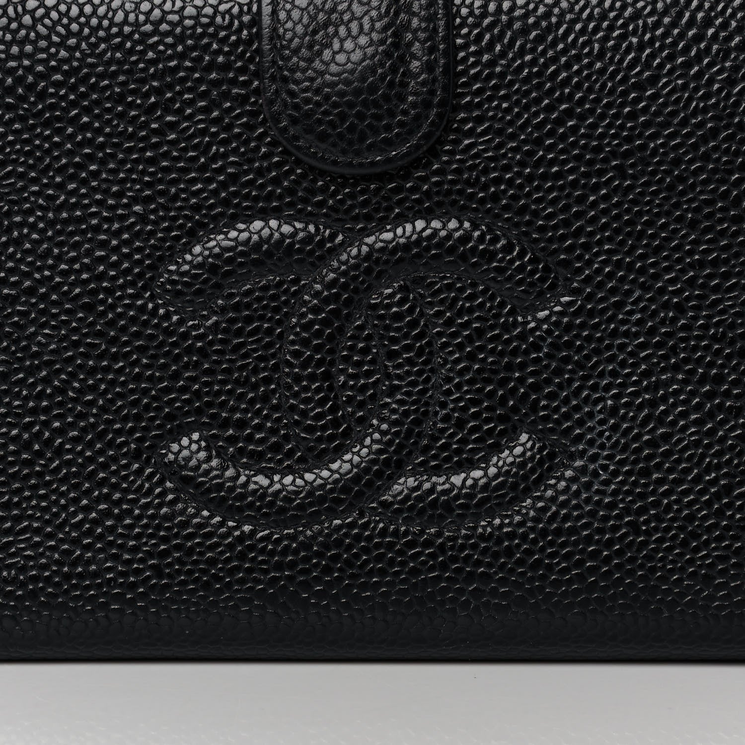 Chanel Caviar Timeless CC French Wallet Black 8 of 10