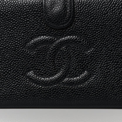 Chanel Caviar Timeless CC French Wallet Black 8 of 10