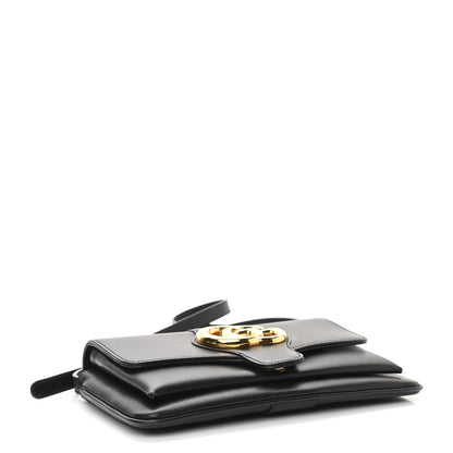 Gucci Vitello Palmellato Lux Small Arli Flap Shoulder Bag Black 4 of 10