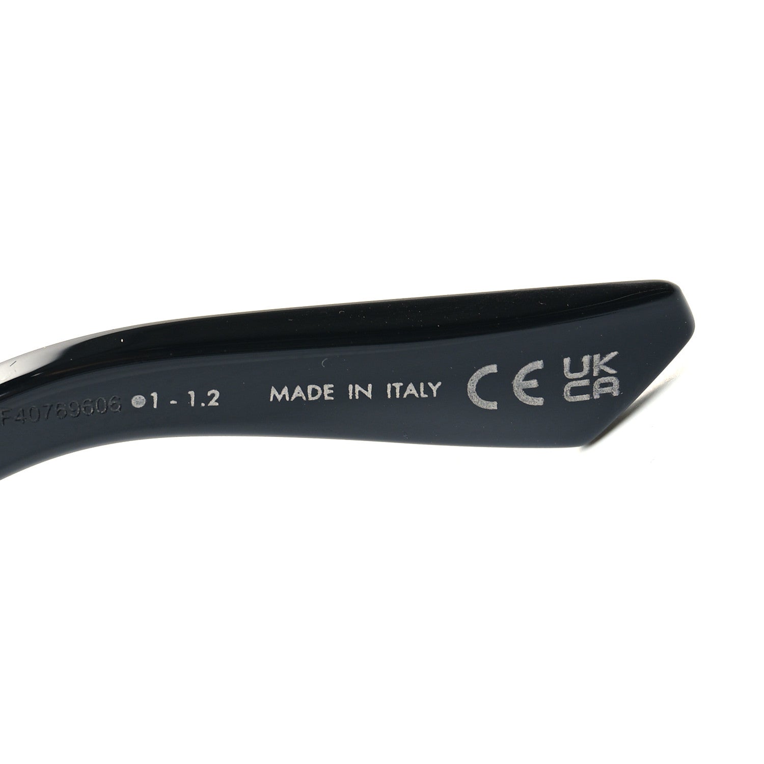 Christian Dior Transparent Acetate D-Doll Sunglasses Black 6 of 8