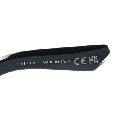 Christian Dior Transparent Acetate D-Doll Sunglasses Black 6 of 8