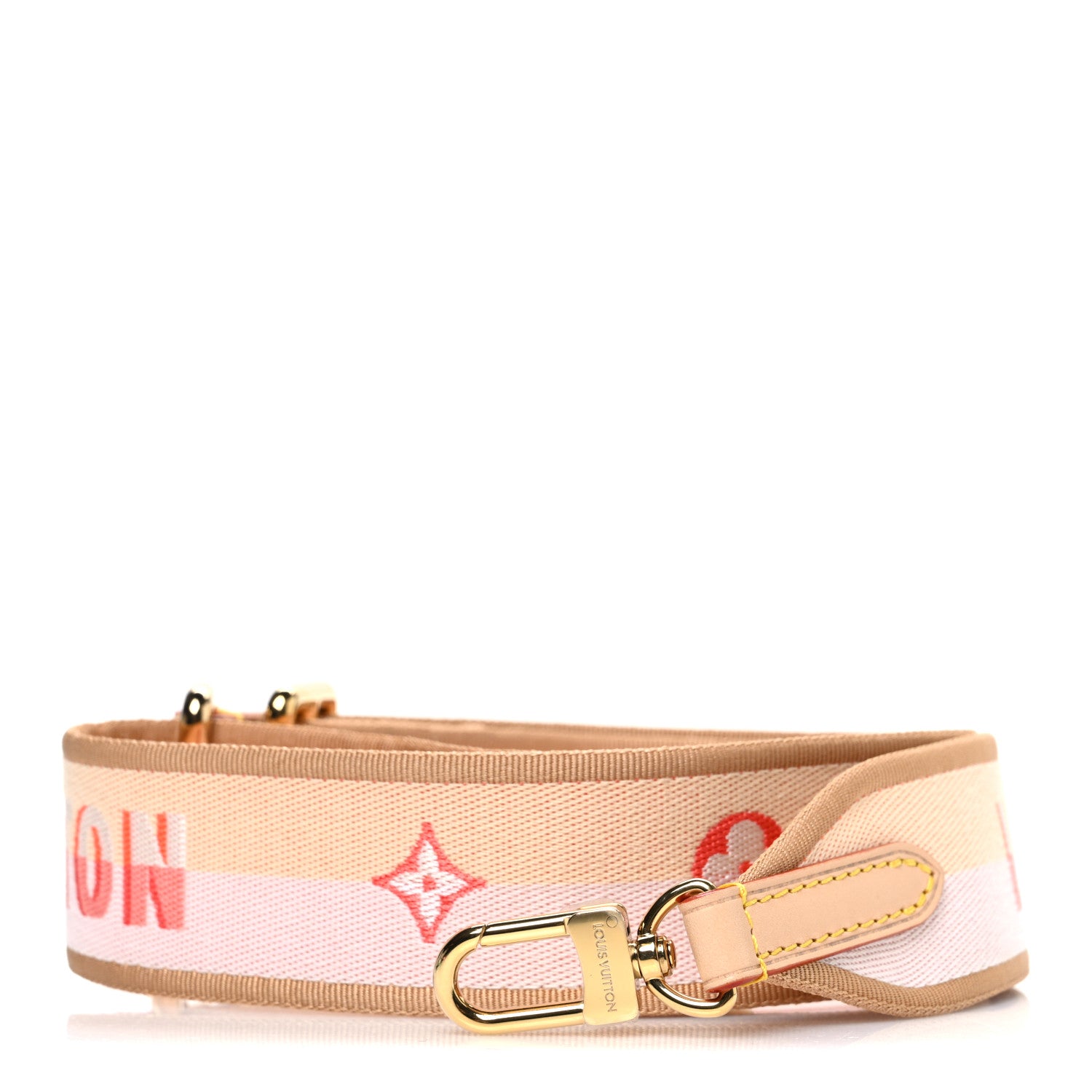 Louis Vuitton Jacquard Speedy Bandouliere 20 Shoulder Strap Pink Orange 1 of 3