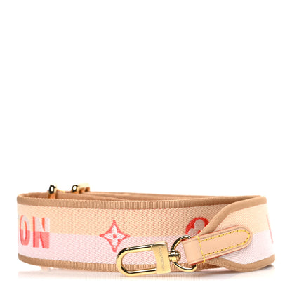 Louis Vuitton Jacquard Speedy Bandouliere 20 Shoulder Strap Pink Orange 1 of 3