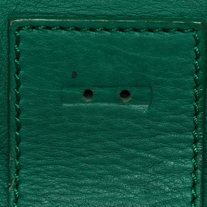 Jimmy Choo Grainy Calfskin Small Ramona Satchel Green 16 of 25