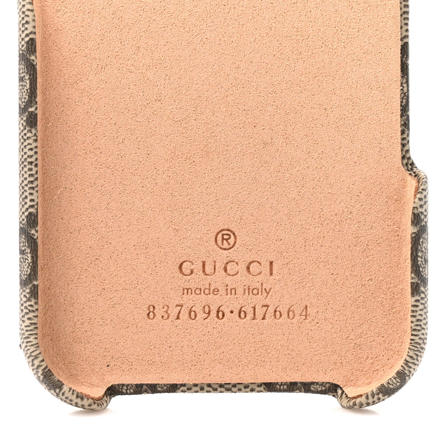 GG Supreme Monogram Ophidia iPhone 16 Pro Max Phone Case Beige Ebony