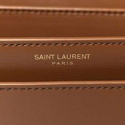 Saint Laurent Smooth Calfskin Medium Monogram Sunset Satchel Fox 6 of 10