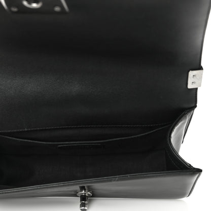 Chanel Patent Calfskin Quilted Medium Plexiglass Boy Flap Black 7 of 11