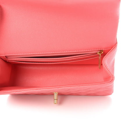 Chanel Caviar Quilted Mini Top Handle Rectangular Flap Pink 5 of 10