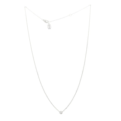 Cartier 18K White Gold Diamond XS D'Amour Pendant Necklace 3 of 6