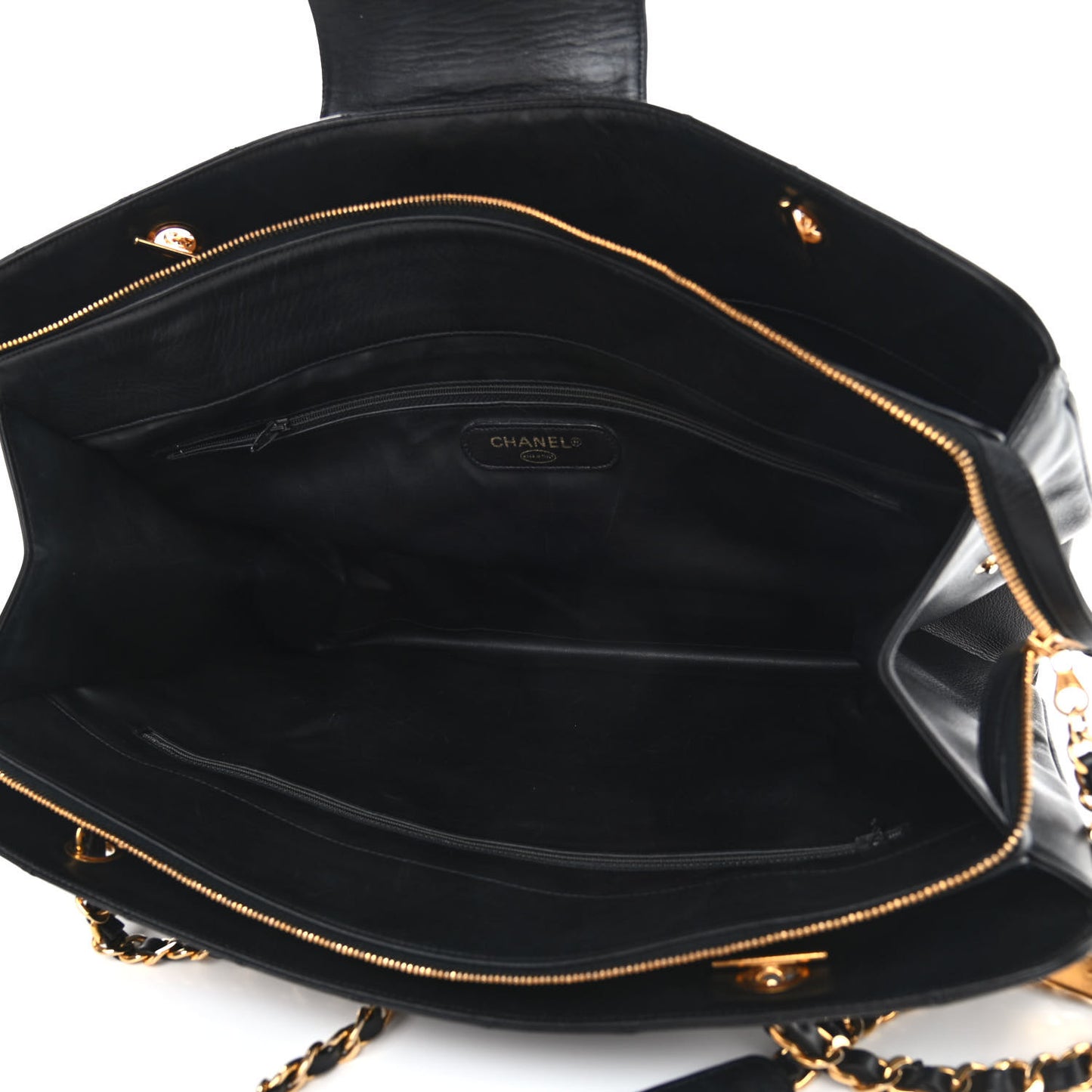 Calfskin Stitched XL Weekender Black