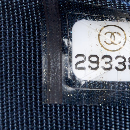 Chanel Caviar Quilted Boy Wallet On Chain WOC Navy 8 of 12