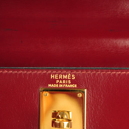 Hermes Box Kelly Sellier 28 Rouge H 8 of 18