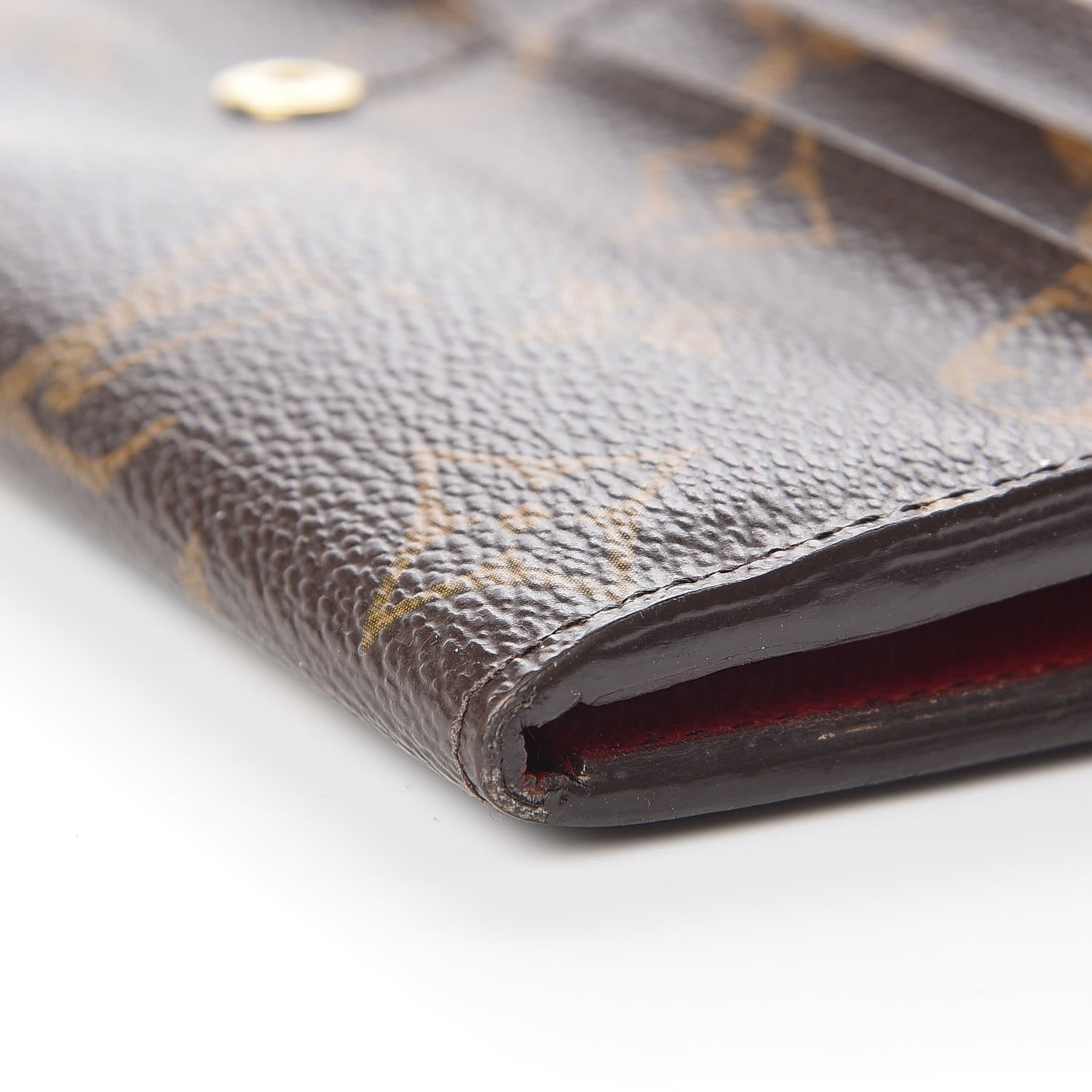 Louis Vuitton Monogram Emilie Wallet Red 14 of 15