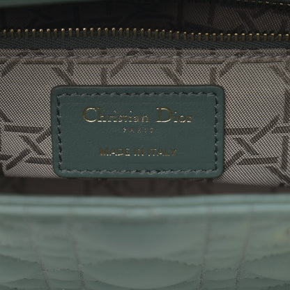 Christian Dior Lambskin Cannage Small My ABCDior Lady Dior Army Green 6 of 11