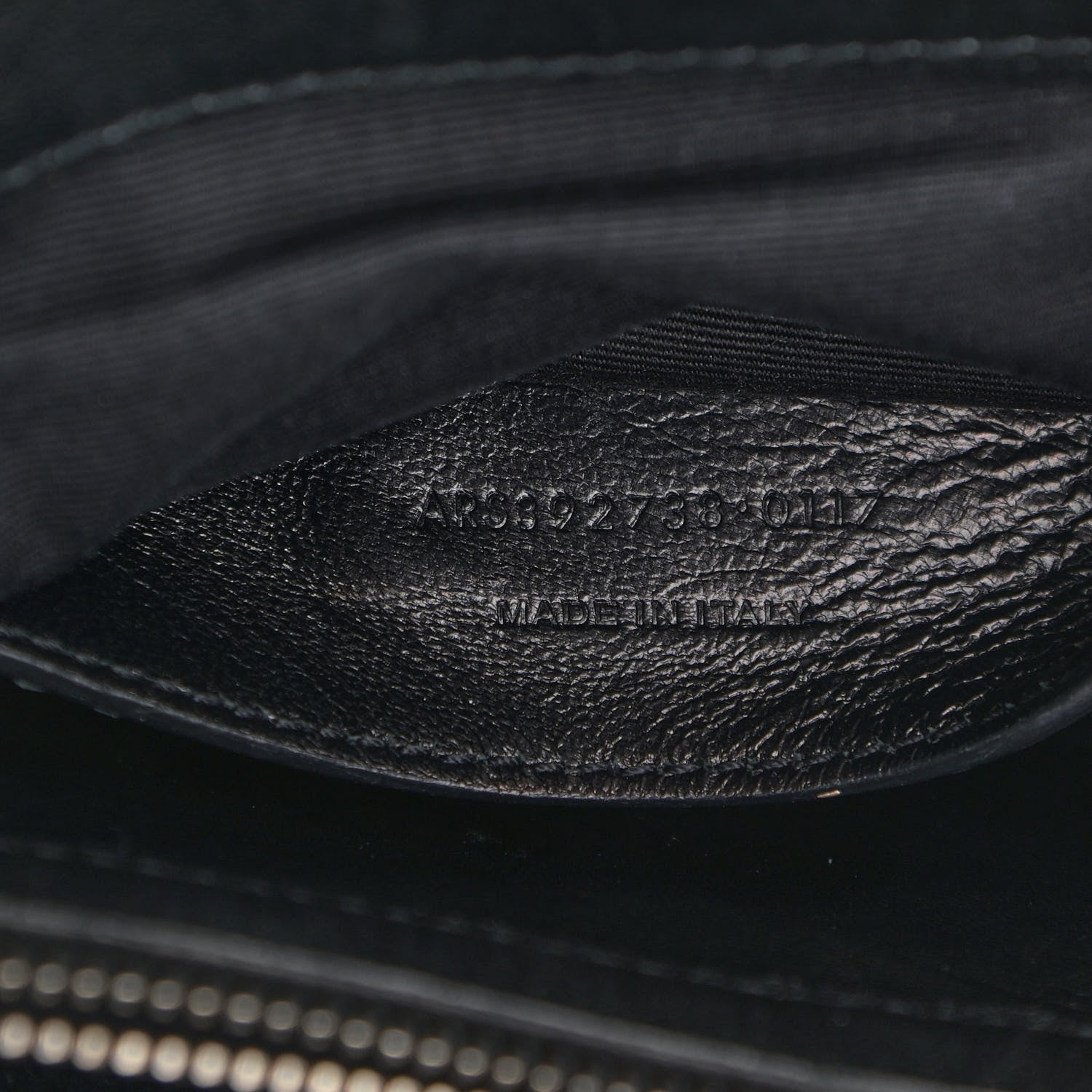 Saint Laurent Calfskin Diamond Quilted Monogram Large College Bag Black 7 of 14