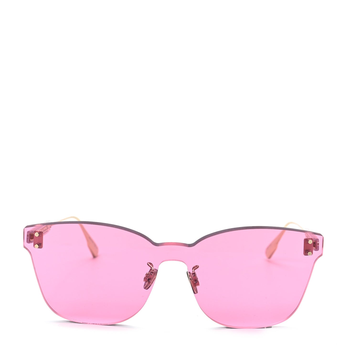 Mirrored Color Quake 2 Sunglasses Fuchsia