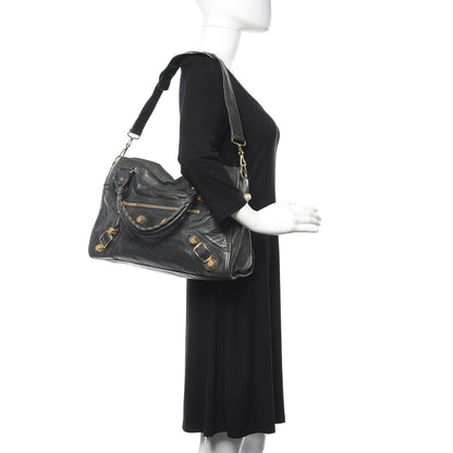 Balenciaga Agneau Giant 21 Gold Hardware City Anthracite 2 of 11