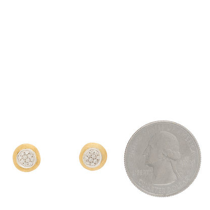 Marco Bicego 18K Yellow White Gold Diamond Jaipur Earrings 2 of 5