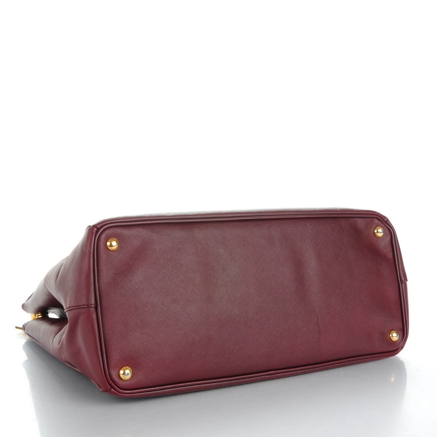 Saffiano Lux Extra Large Galleria Double Zip Tote Cherry