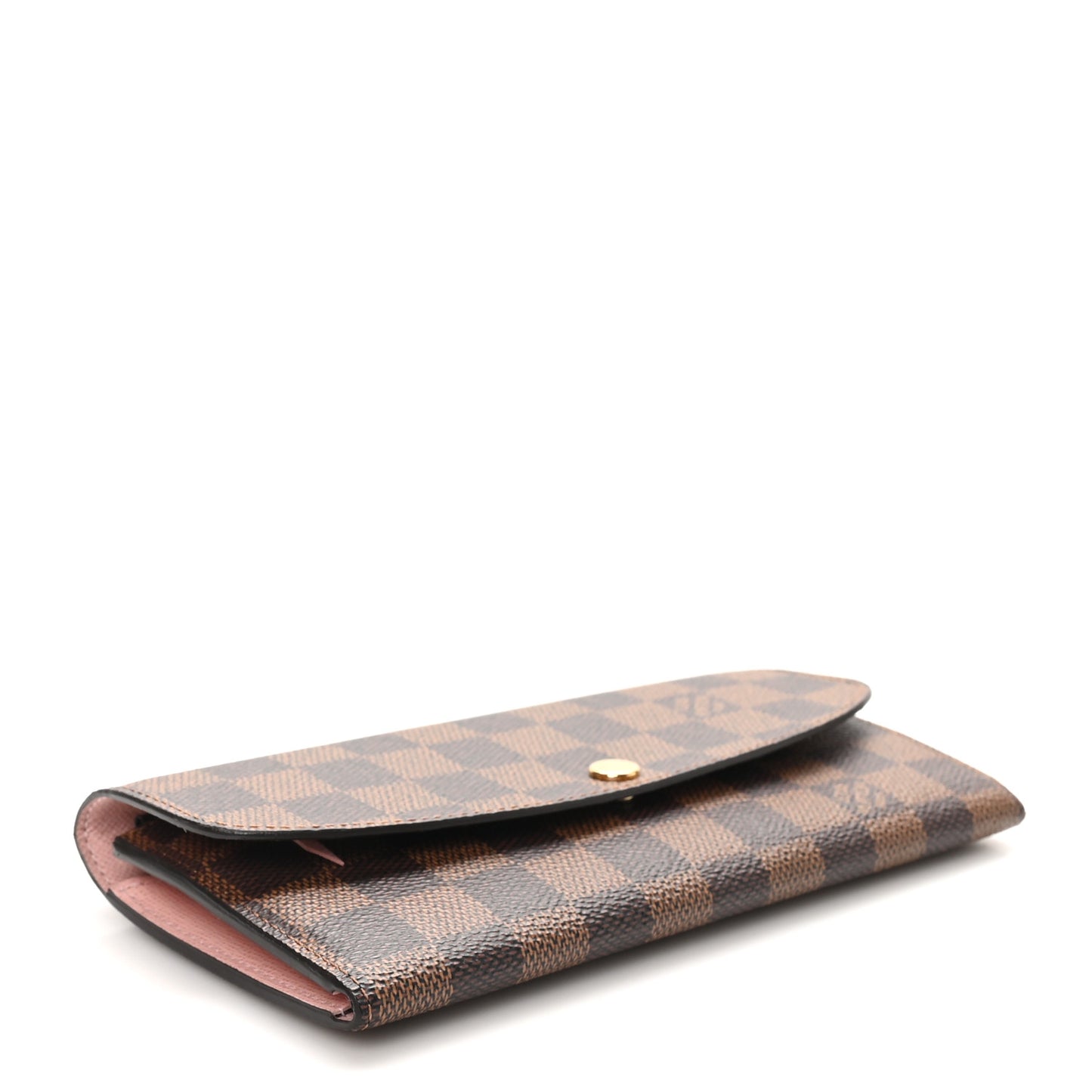 Damier Ebene Emilie Wallet Rose Ballerine