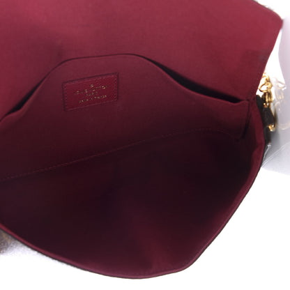 Louis Vuitton Monogram Pochette Felicie Chain Wallet Fuchsia 4 of 10