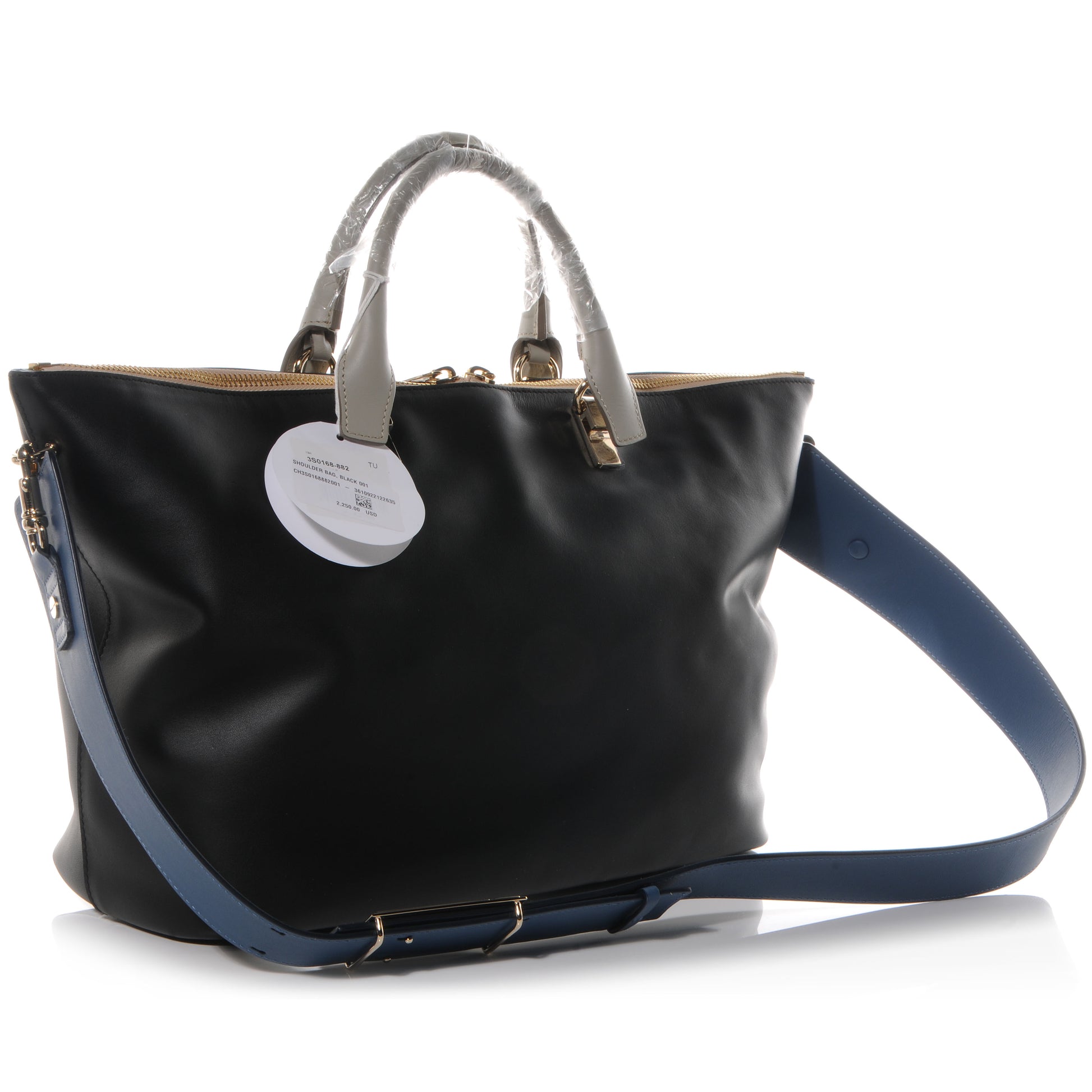 Chloe Calfskin Large Baylee Tote Black 3 of 9