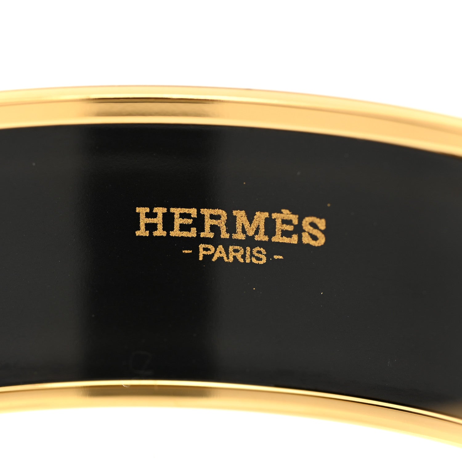 Hermes Enamel Printed Tea For Two Wide Bracelet 65 Lumiere 4 of 6