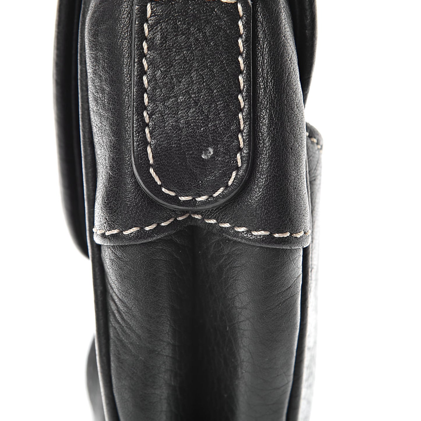 Calfskin Saddle Bag Black