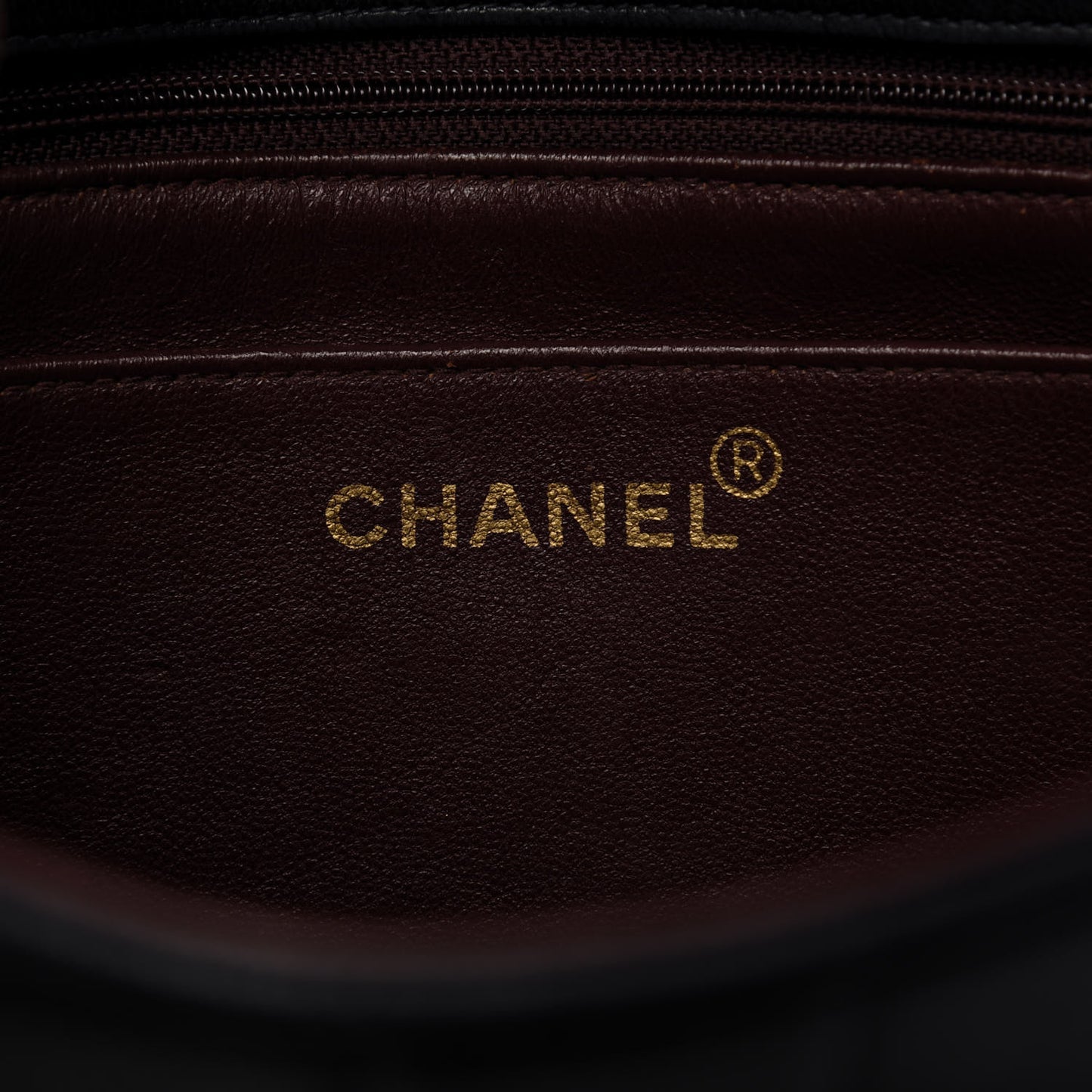 Lambskin Vertical Quilted Medium Single Flap Black