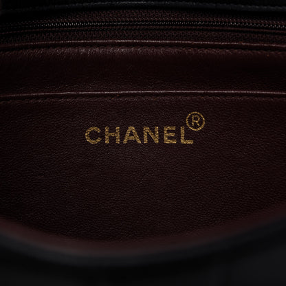 Chanel Lambskin Vertical Quilted Medium Single Flap Black 8 of 10