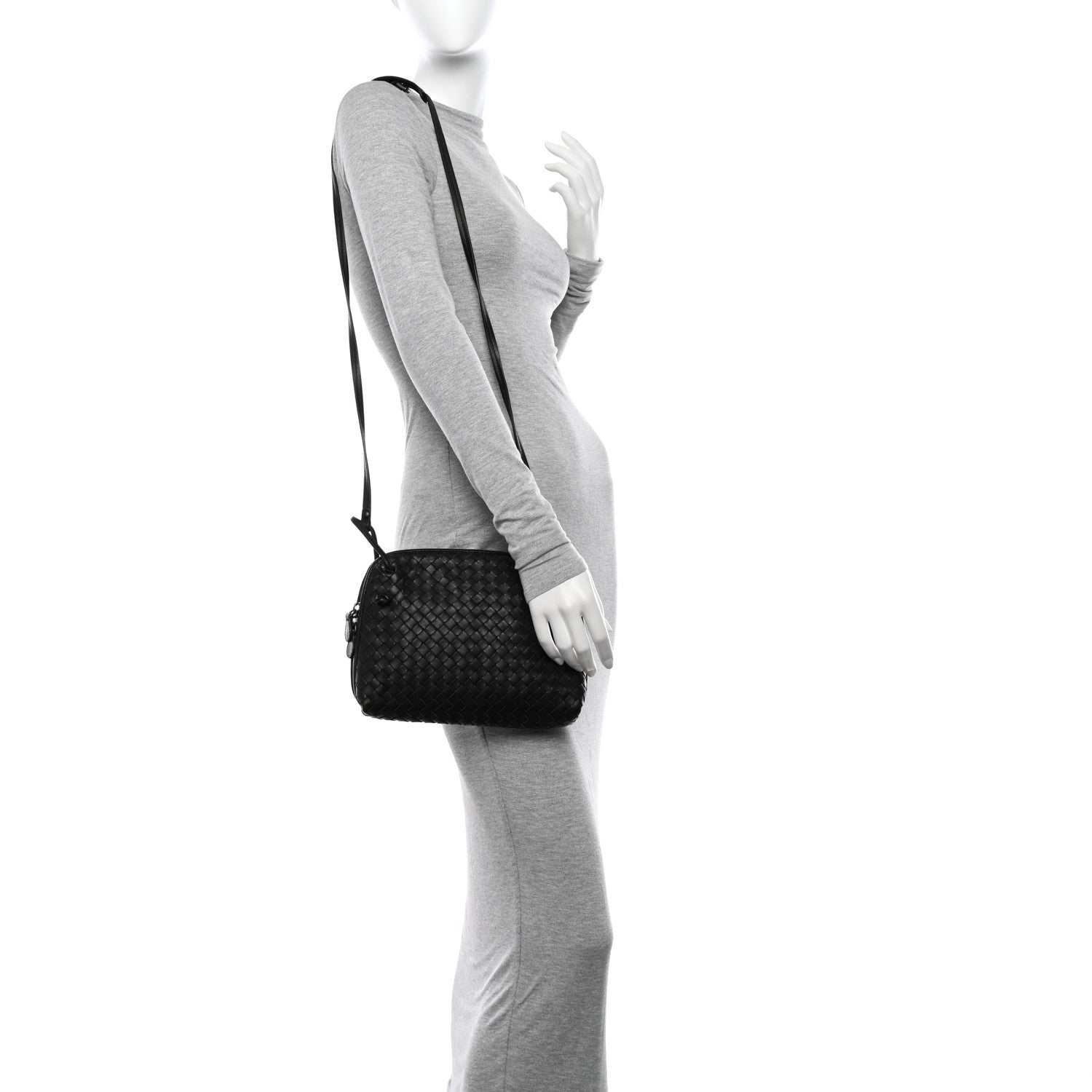 Bottega Veneta Nappa Intrecciato Nodini Bag Ebano 2 of 10