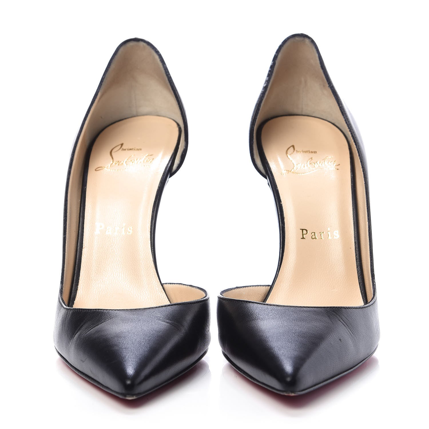 Christian Louboutin Shiny Nappa Iriza 100 Pumps 37 Black 2 of 7