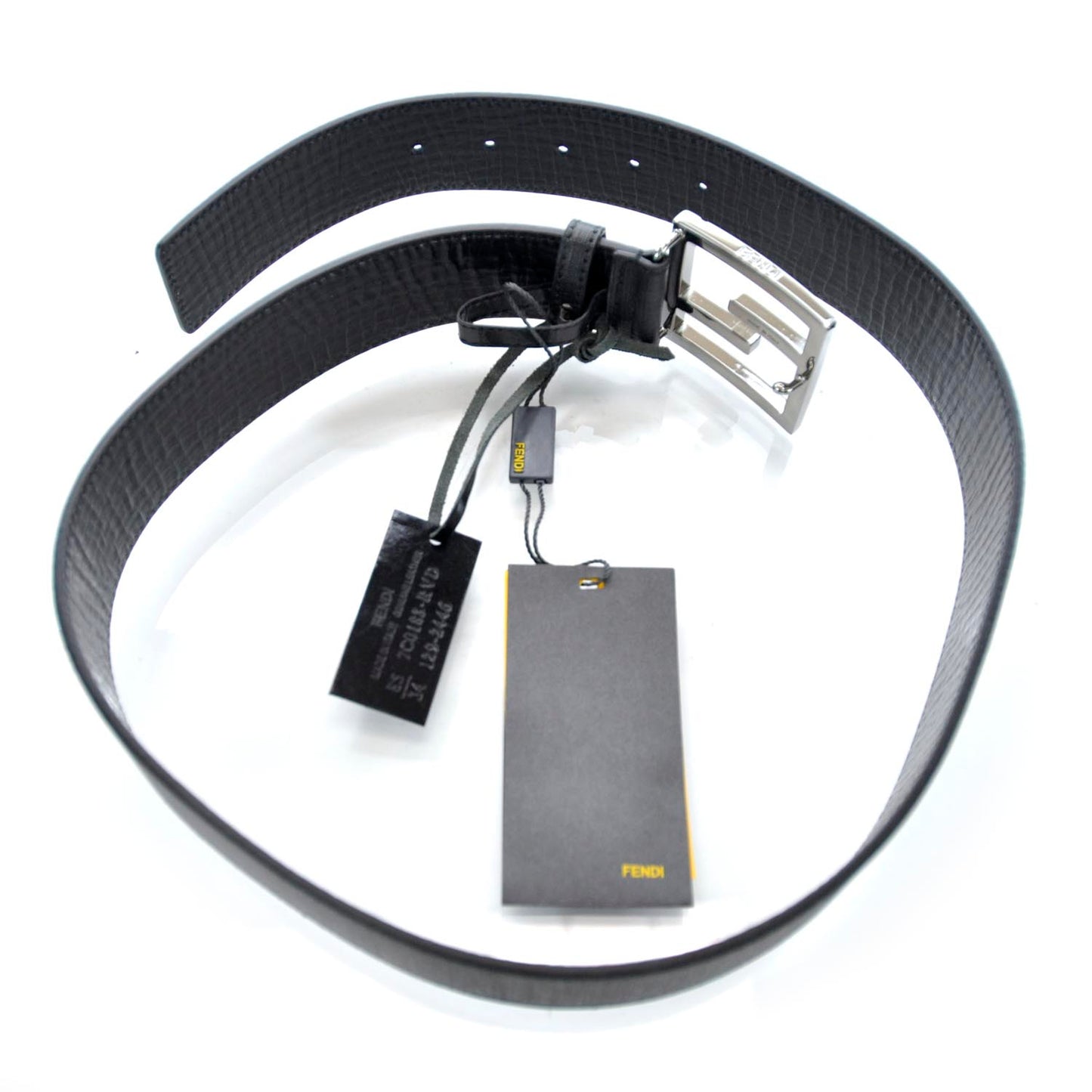 Zucca Spalmati FF Buckle Belt 85 34 Grey