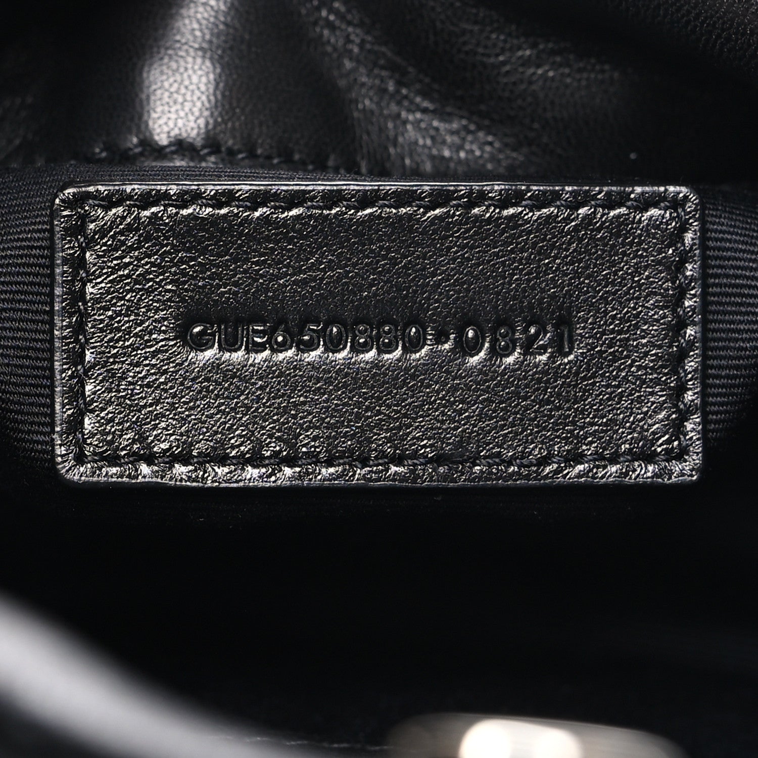 Saint Laurent Lambskin Monogram Loulou Puffer Pouch Clutch Black 10 of 13