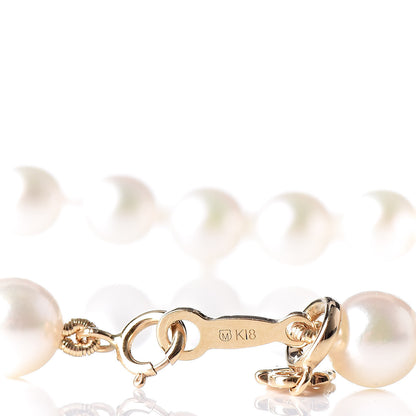 Mikimoto 18K Yellow Gold Akoya Pearl 5-5.5mm Strand Bracelet 4 of 5