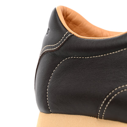 Hermes Calfskin Womens Quick Sneakers 38 Brown 9 of 10