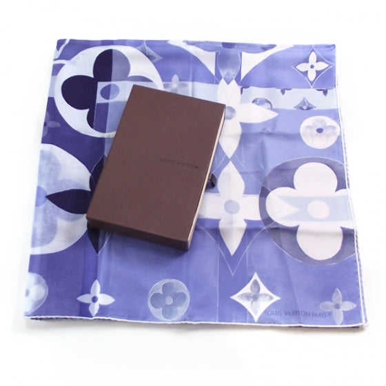 Silk Carre Watercolor Symbols Scarf