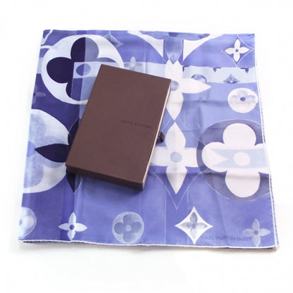 Louis Vuitton Silk Carre Watercolor Symbols Scarf 8 of 8