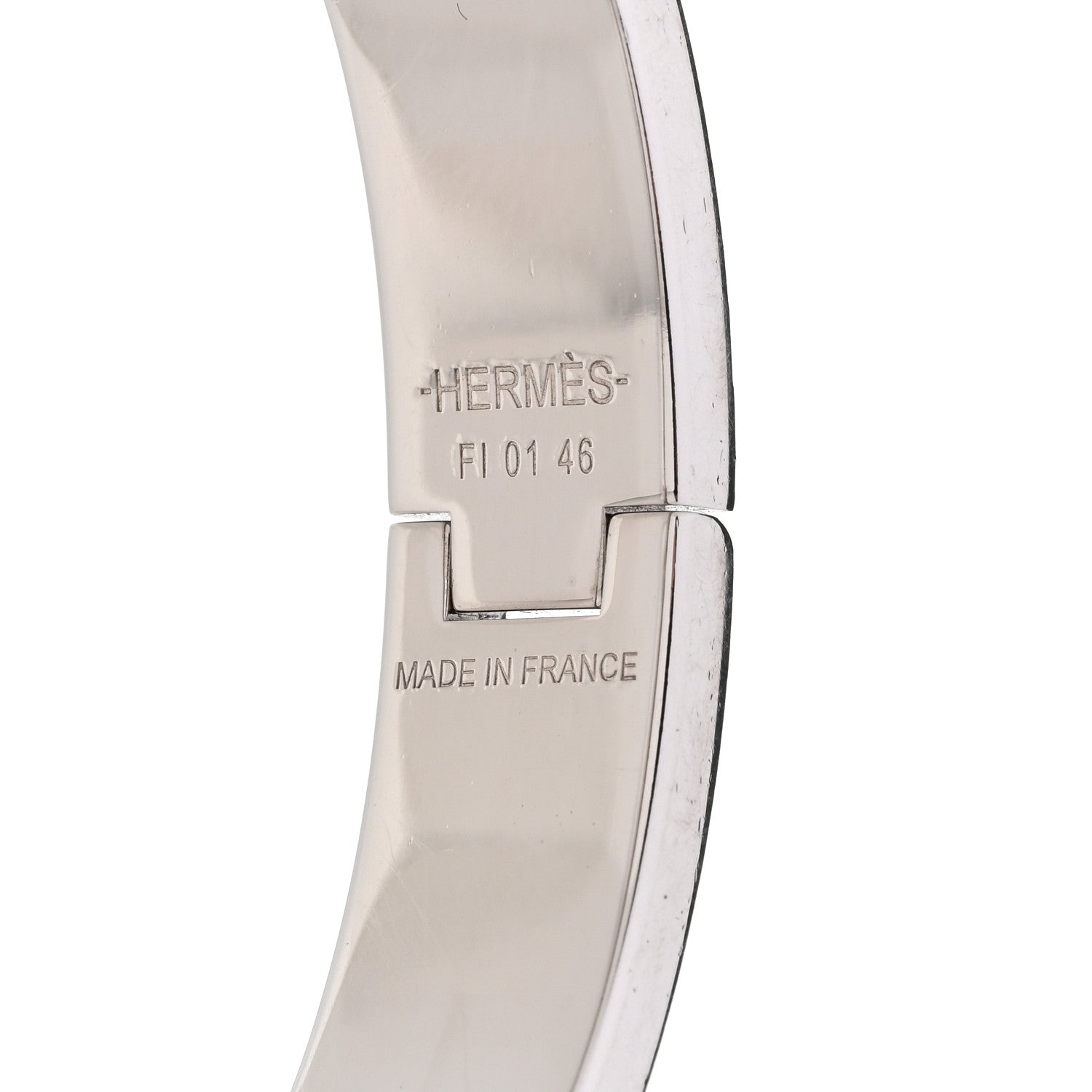Hermes Enamel Narrow Clic Clac H Bracelet PM Marron Glace 4 of 4