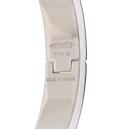 Hermes Enamel Narrow Clic Clac H Bracelet PM Marron Glace 4 of 4